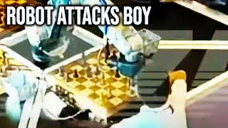 Chess Robot Attacks 7-Year-Old Boy (VIDEO)