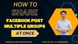 How To Share Facebook Post In Multiple Groups At Once 2024