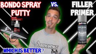 Bondo spray putty vs filler primer | Testing spraying bondo vs filler primer on 3D prints who wins?
