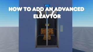 Roblox Tutorial - How to add a realistic elevator to your game