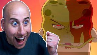 A FULL Episode! - Spongebob Anime Episode 1 Reaction