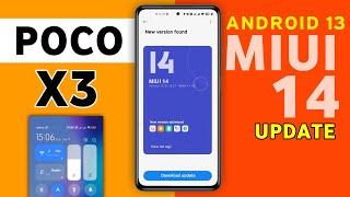 POCO X3 Miui 14 Android 13 Update Release Date | Poco X3 New Update Android 13 MIUI 14 #PocoX3 #X3