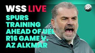 LIVE @ 12:00 GMT Tottenham Training session ahead of UEL Last 16 game vs AZ Alkmar | Soccer | WSS