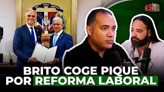 BRITO COGE PIQUE CON CASALS Y CASI ABANDONA CABINA POR REFORMA LABORAL