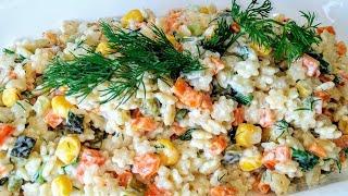 Необычный салат из Макарон/Fərqli bir salat,Makaron salatı/ Makarna salatası