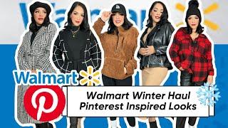 WALMART WINTER HAUL TRY ON 2022 | PINTEREST INSPIRED LOOKS