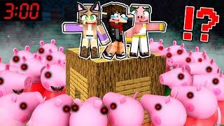 Une ARMEE de PEPPA PIG veut nous TUER sur Minecraft ! ( Emma , Bobby et THECHEESENAAN )