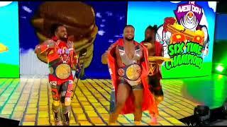 New Day all champions entrance