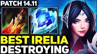 RANK 1 BEST IRELIA SHOWS HOW TO DESTROY! (PATCH 14.11) | League of Legends