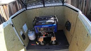 DIY Generator Shed Build - Quiet Sound Insulation with Exhaust Muffler