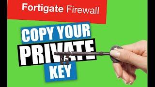 firewall training for beginners - COPY YOUR PRIVATE KEY