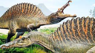 Dupla de Espinossauros! Fuga dos Dinossauros + Perseguindo a Presa | The Isle | (PT/BR)