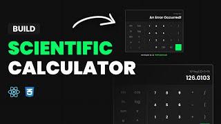 Build Your Own Scientific Calculator Tutorial | ReactJS