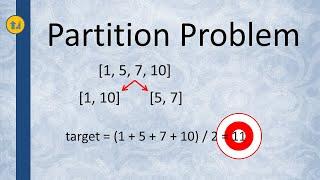 Partition Problem - 2 subsets of equal sum, as closely as possible - tutorial and source code