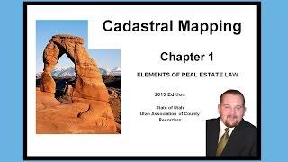 Ch 1 Cadastral Mapping - Real Estate Law 2015