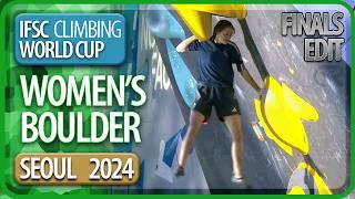 Boulder Finals | Seoul | Women's | 2024 | Cut Edit