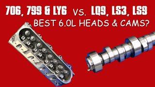 HOW TO MAKE MORE 6.0L LS POWER. TESTED-STOCK 706 v 799 v LY6 HEADS & STOCK 6.0 v LS3 v LS9 CAMS