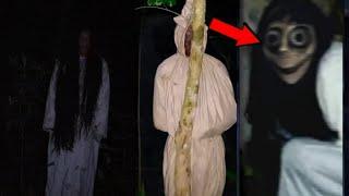 7 PENAMPAKAN POCONG KUNTILANAK MENGEJAR PALING SERAM DUNIA | PENAMPAKAN HANTU TERSERAM DAN TERJELAS