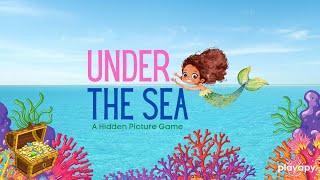UNDER THE SEA | Little Mermaid Theme Hidden Picture Game for Kids | Secret Treasure Adventure