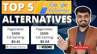 Best Google Adsense Alternatives for Blogs  | Earn Money Online $30 a Day Blog | (Hindi)