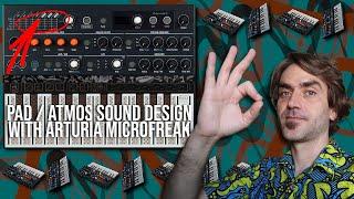 MicroFreak Sound Design Tutorial - Creating 3 Different Pad Sounds With Microfreak & a Reverb