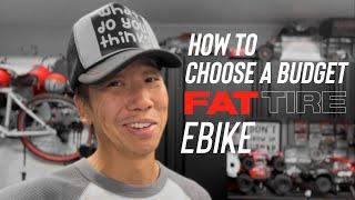 How to Choose a Budget Fat Tire Ebike