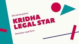 "KRIDHA LEGAL STAR "|GST|INDIRECT TAX|TAXATION|#gstaad #gstarkids #gsteel #gstar #gstindia