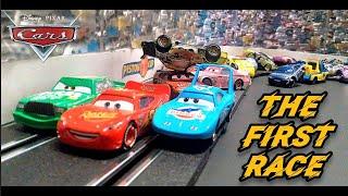 Disney Pixar Cars | Dinoco 400 First Race Remake