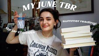TBR JAR PICKS MY JUNE TBR ️ my tbr for this month | trying to finish my physical tbr