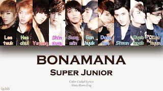 Super Junior (슈퍼주니어) – BONAMANA (미인아) (Color Coded Lyrics) [Han/Rom/Eng]