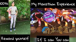 My Marathon Experience | 100 | Pre and Post running Stretches | Tamil | Shanthi Kasiraj