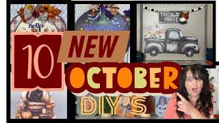 October DIYs and Home Decor. So adorable and fun.