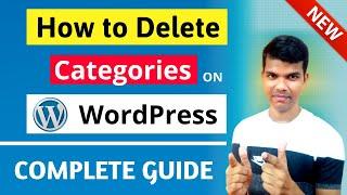 how to delete categories in wordpress | how to delete category on wordpress