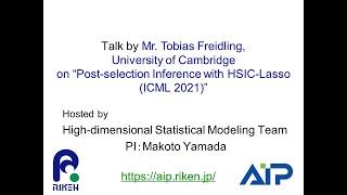 Talk by Mr. Tobias Freidling, University of Cambridge