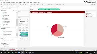 Tableau - Basic: Donut  chart