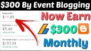 Make Event Blogging Website And Earn $300 Per Month | Create Event Blogging Website | Event Blogging