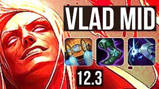 VLADIMIR vs AHRI (MID) | 500+ games, Legendary, 1.1M mastery, 10/3/8 | EUW Master | 12.3