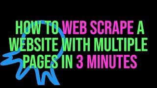 How to scrape a website with multiple pages using Octoparse for free (2023)