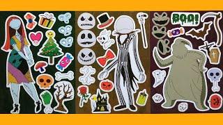 Decorate with Sticker Book Halloween | Tim Burton's The Nightmare Before Christmas