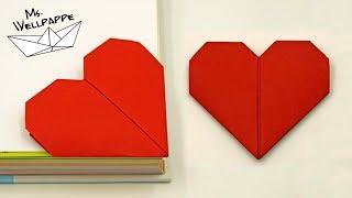 Origami Heart Bookmark - Valentine`s Day and Mother's Day Craft Ideas