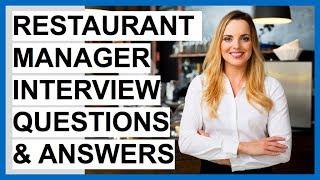 RESTAURANT MANAGER Interview Questions And Answers (Become A Restaurant Manager)