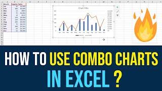 COMBO CHARTS: How To Combine Bar Chart With Line Chart in Excel