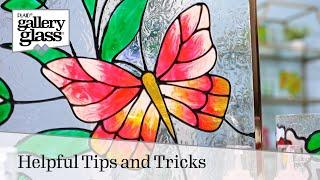 Tips and Tricks for Working with Gallery Glass Paints & Leading