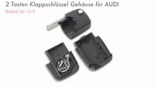 Funkschlüssel Gehäuse Für Audi A1 A3 A4 A5 A6 A8 // Batterie typ cr1616