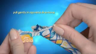 How to use a tampon TAMPAX Compak Pearl: Opening the wrapper