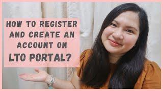 How to Register and Create an Account on LTO Portal? | Maria Ingrid Vlogs