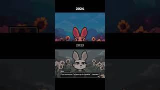 The Bunny Graveyard in 2023 VS 2024! #indiegame #pixelart