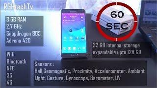 Samsung Galaxy Note 4 Review in 60 Seconds - rghtechtv