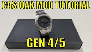 Casio G-Shock GA2100 CasiOak Mod TUTORIAL Gen 4/5