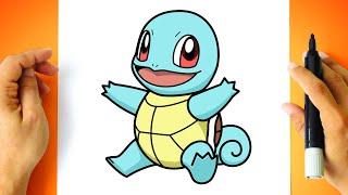 How to DRAW SQUIRTLE - Pokemon Drawing